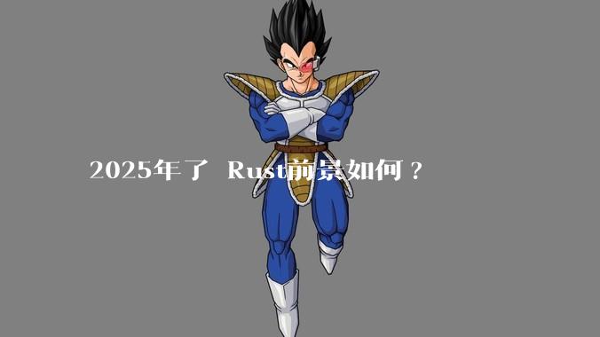2025年了 Rust前景如何?