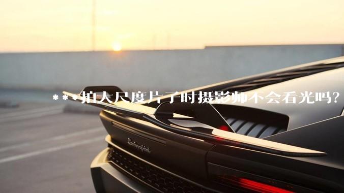 ***拍大尺度片子时摄影师不会看光吗？